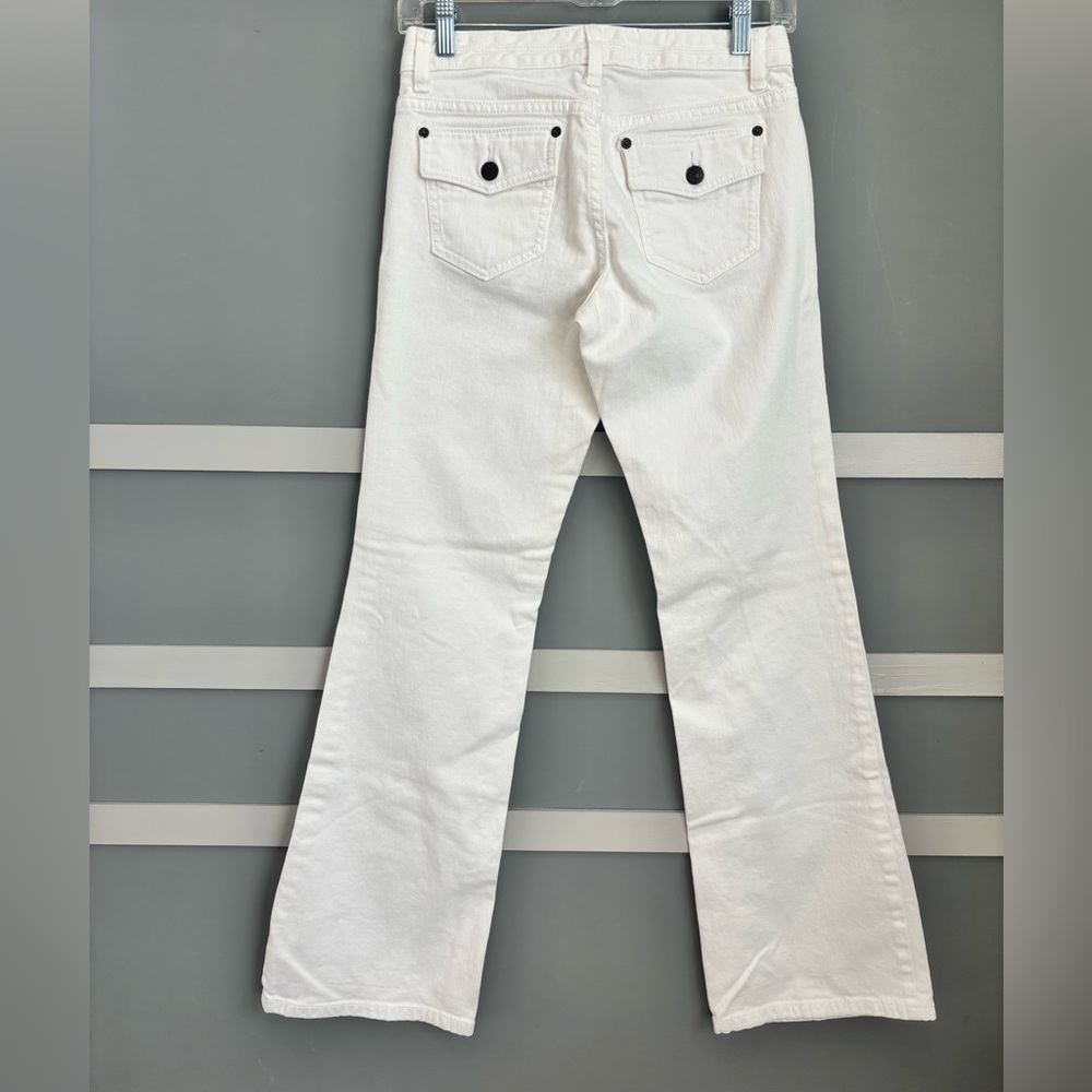 Banana Republic White Flare Jeans - Picture 3 of 6